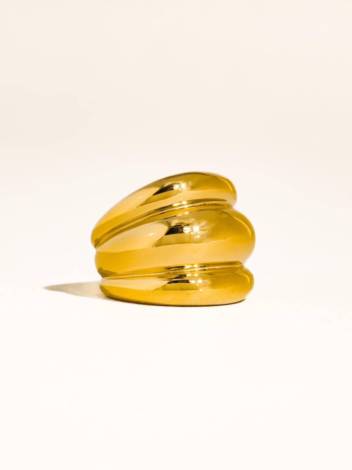 Layered Triple Dome Ring