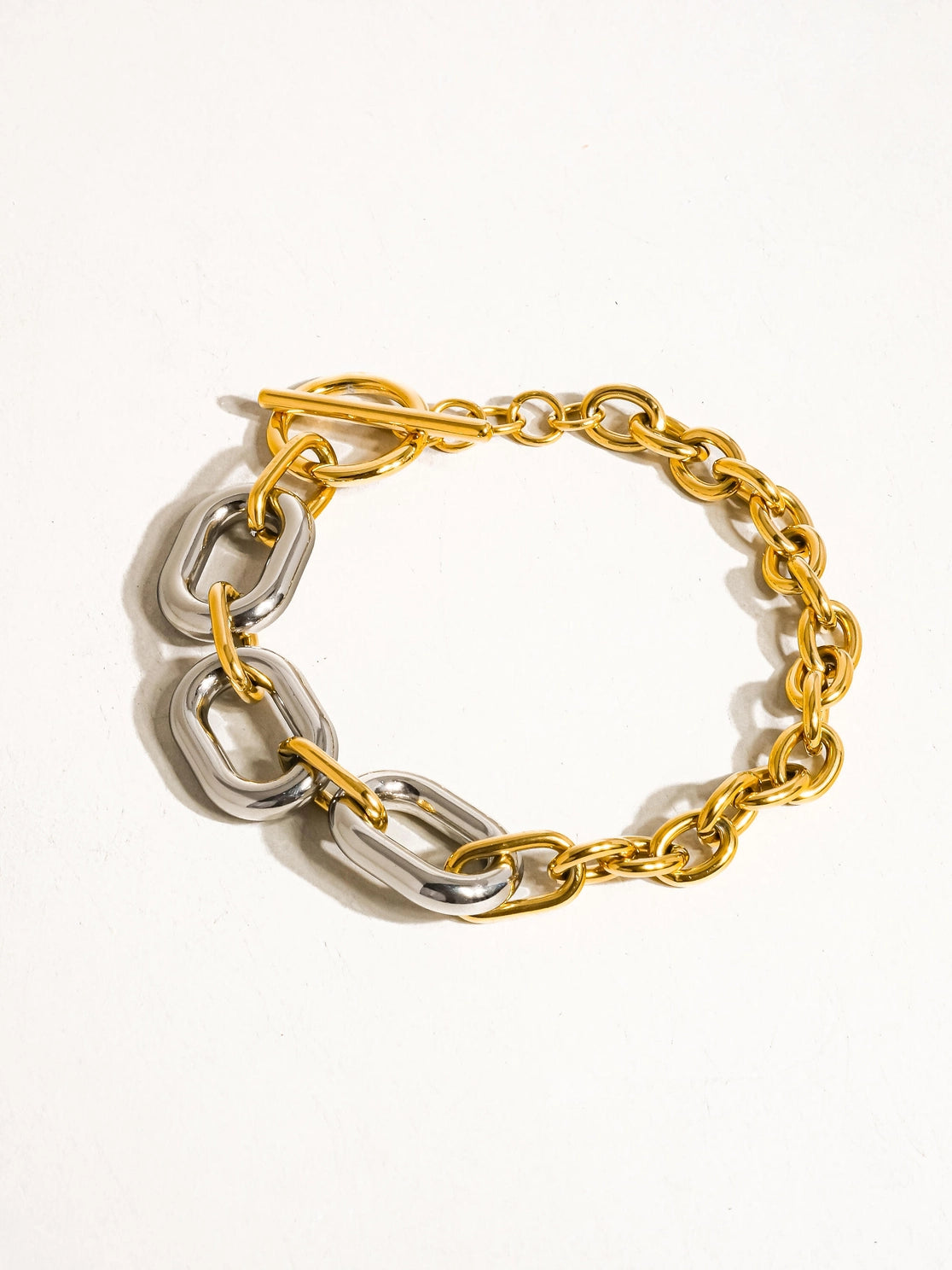 Gilded Halo Chain Bracelet