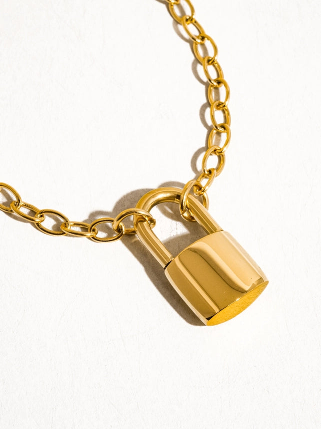 Solara Guardian Lock Necklace