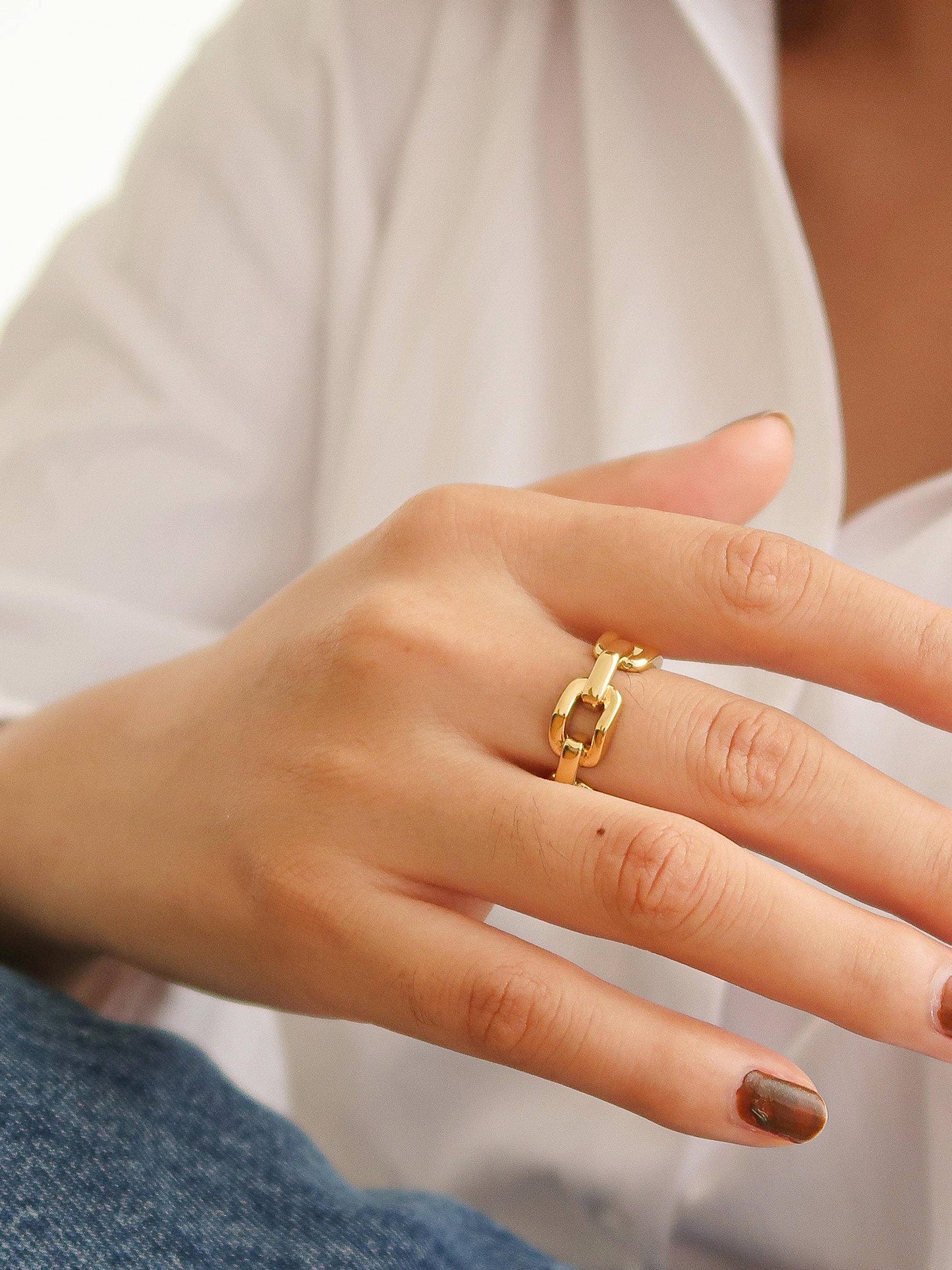 Calypso Braided Link Ring