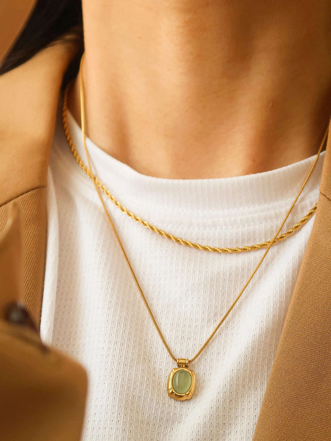 Aventurine Glow Pendant