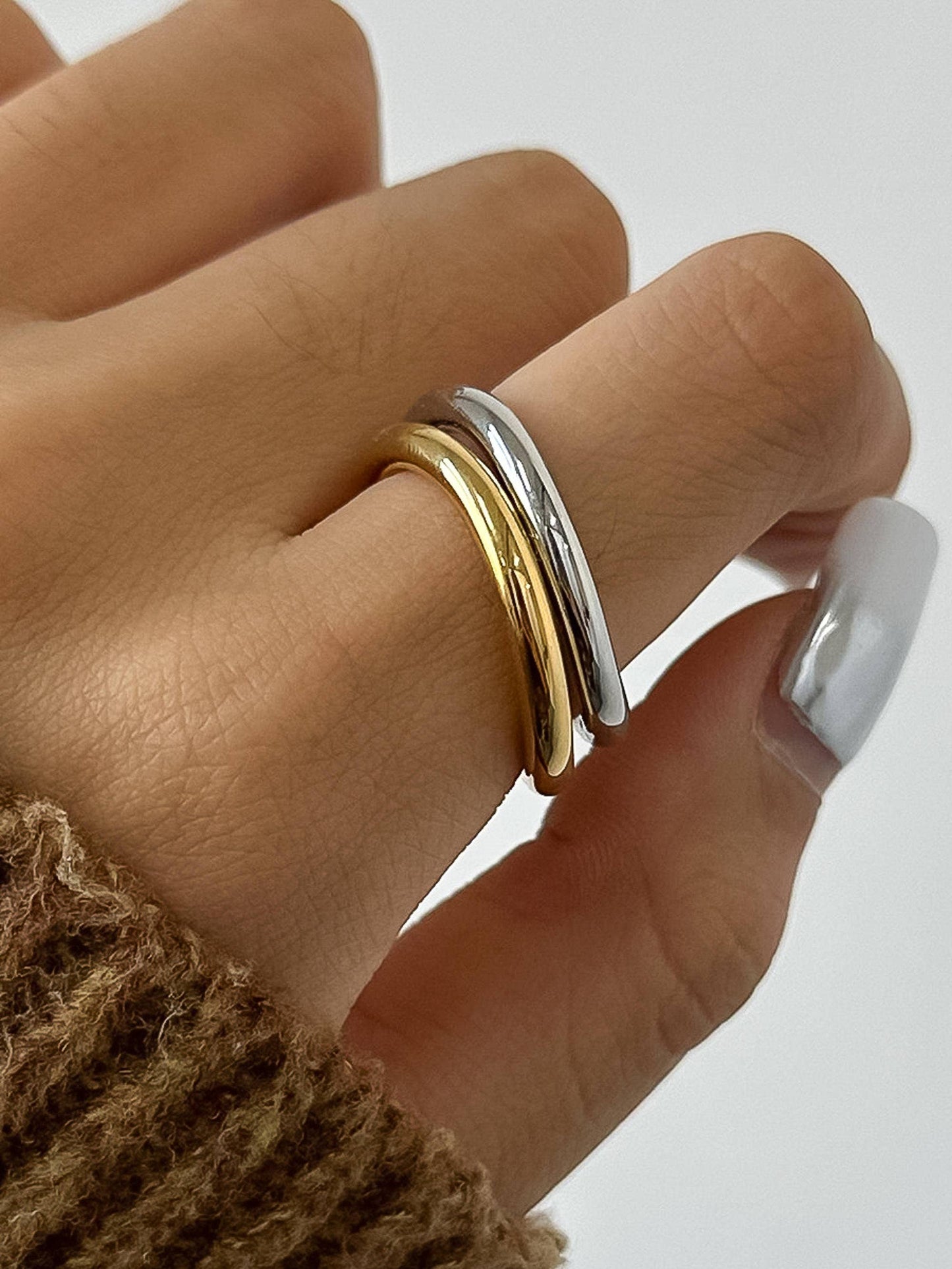 Duality Two Piece Two Tone Ring