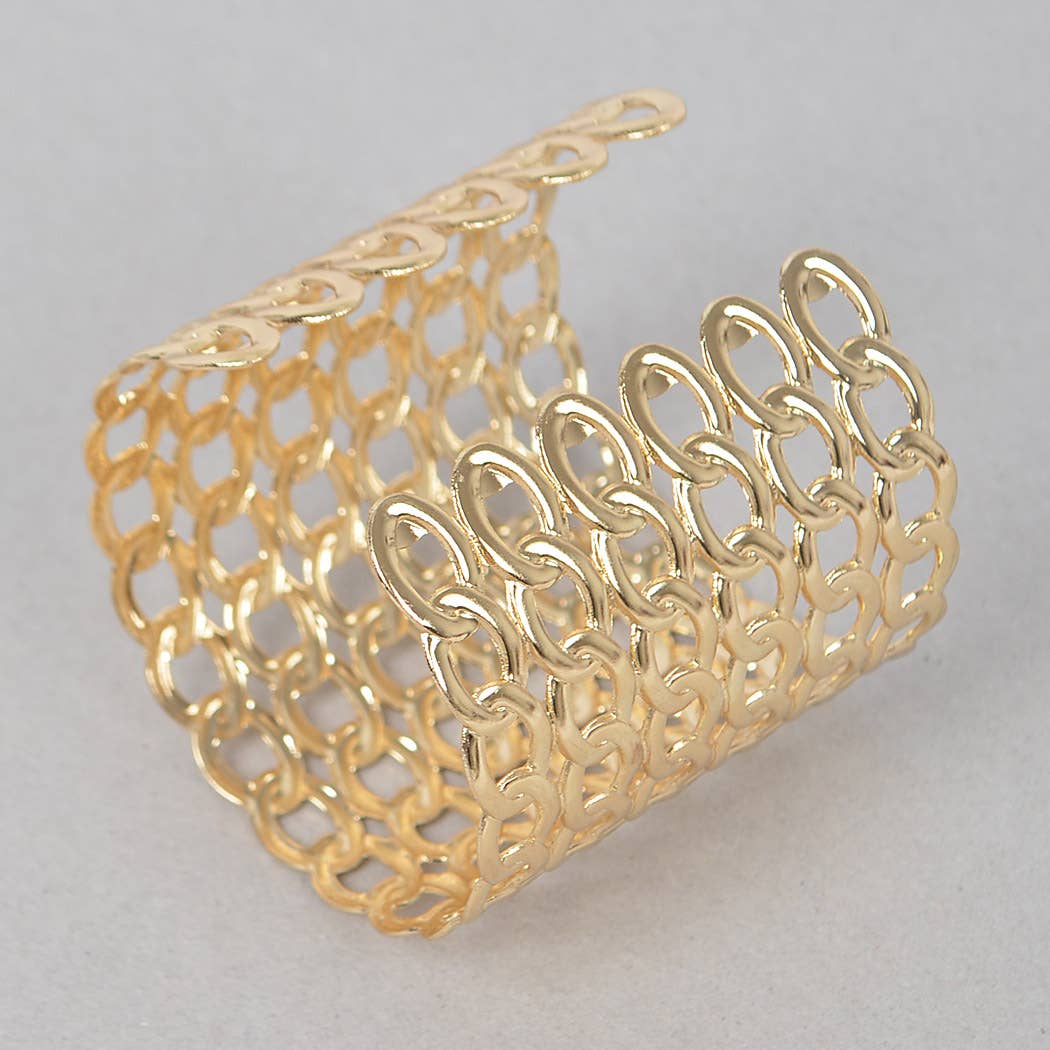 The Valencia Wide Chain Cuff