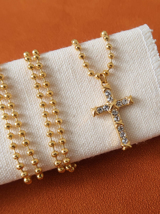Verona Crystal Cross Pendant
