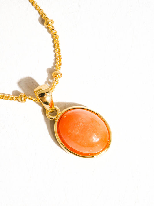 Chalcedony Stone Necklace