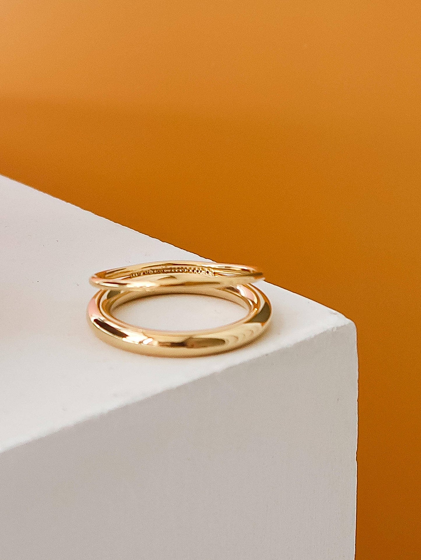 Lèvres Double Band Ring