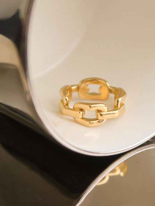 Calypso Braided Link Ring