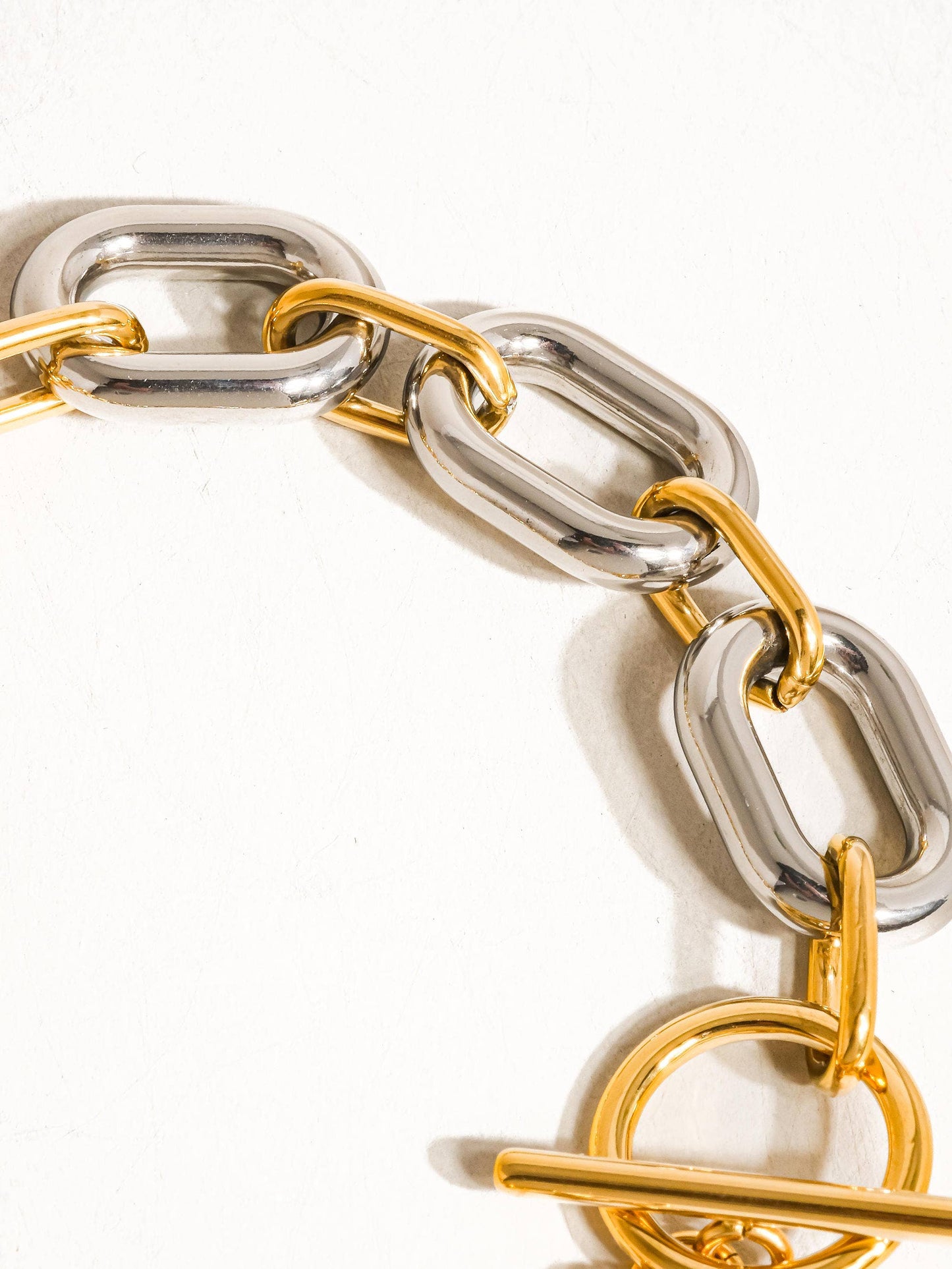 Gilded Halo Chain Bracelet