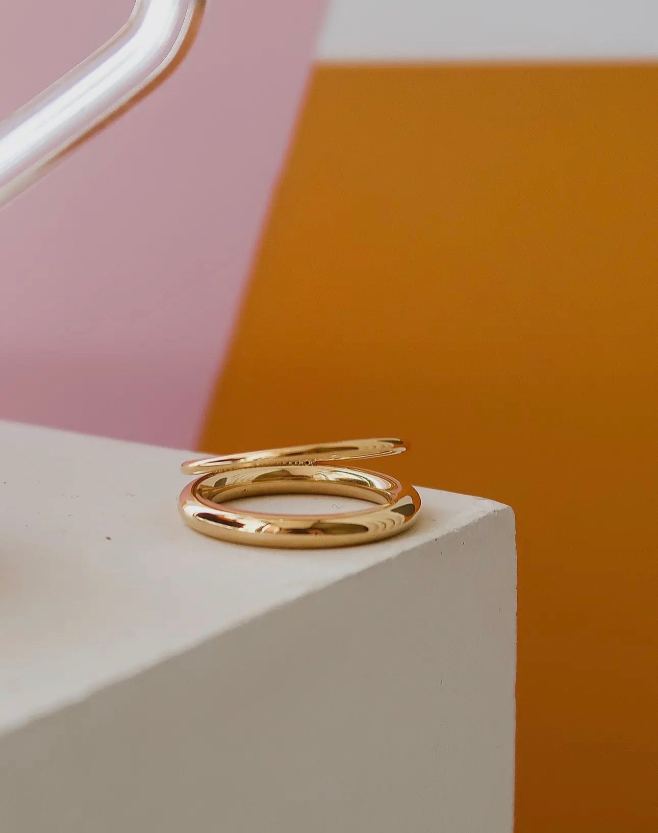 Elegant Double Band Ring