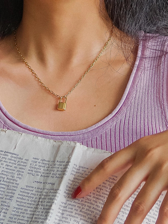 Solara Guardian Lock Necklace