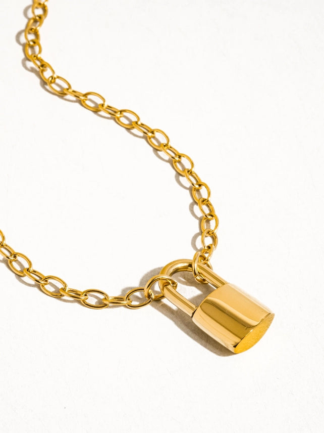 Solara Guardian Lock Necklace