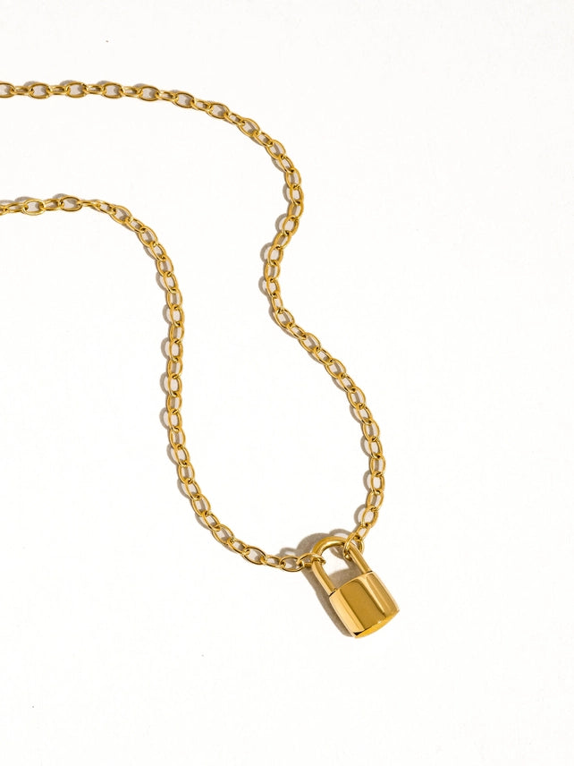 Solara Guardian Lock Necklace