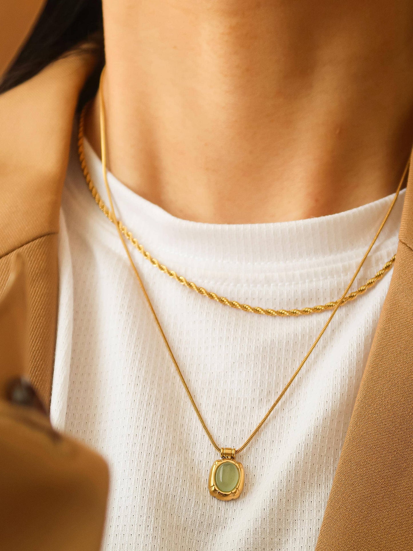 Aventurine Glow Pendant