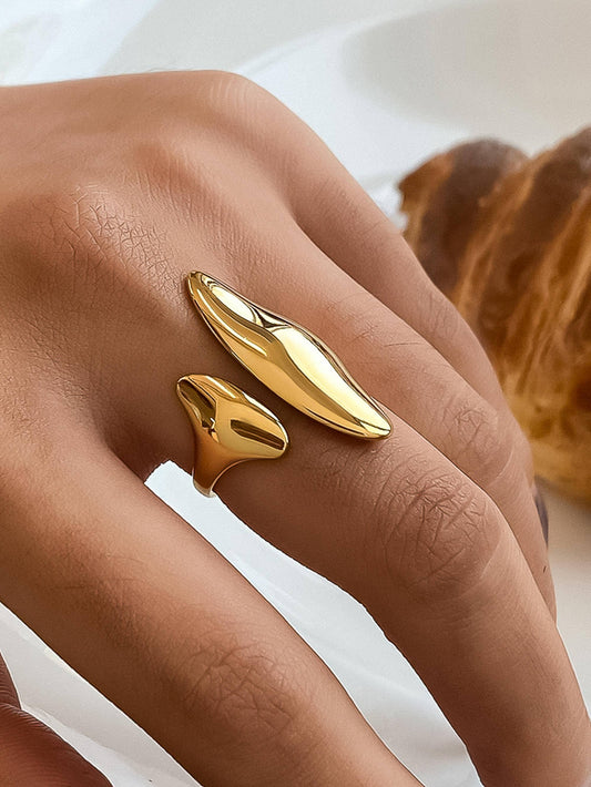 Liquid Metal Statement Ring