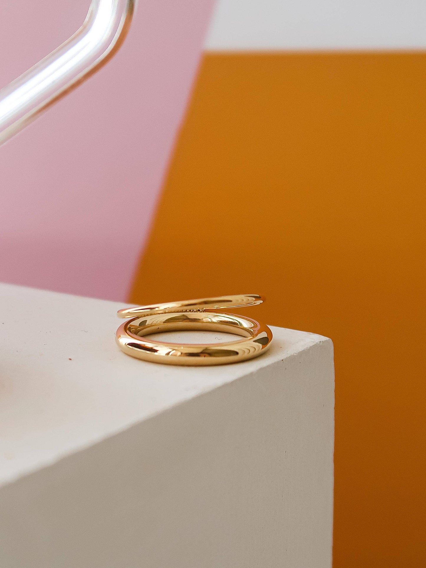Lèvres Double Band Ring