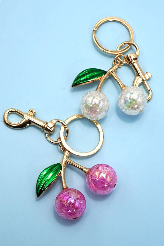 Pearlie Cherry Bag Charm