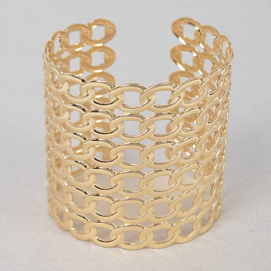 The Valencia Wide Chain Cuff