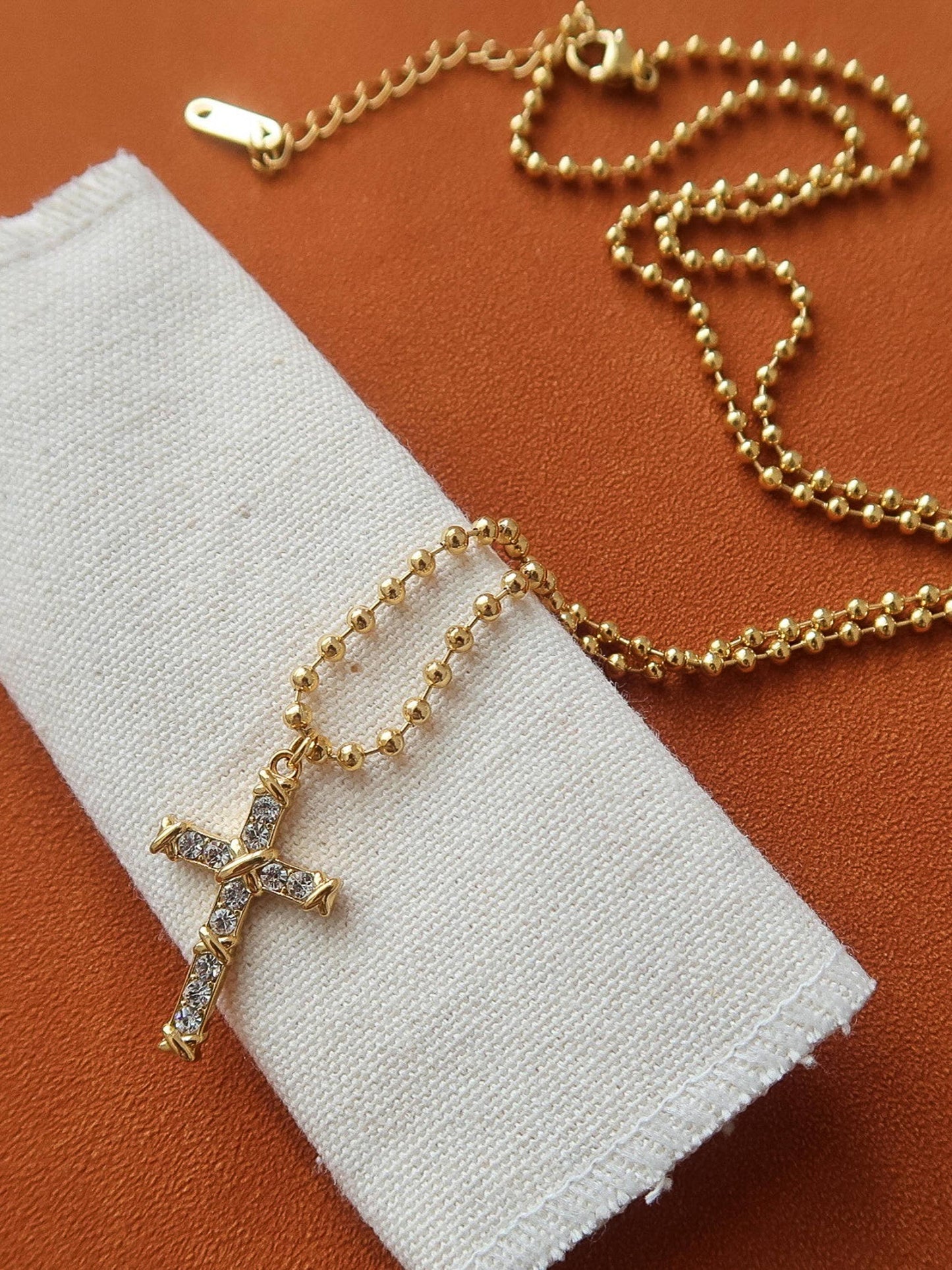 Verona Crystal Cross Pendant