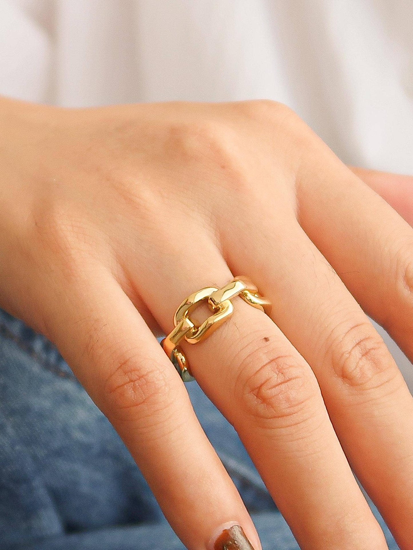 Calypso Braided Link Ring