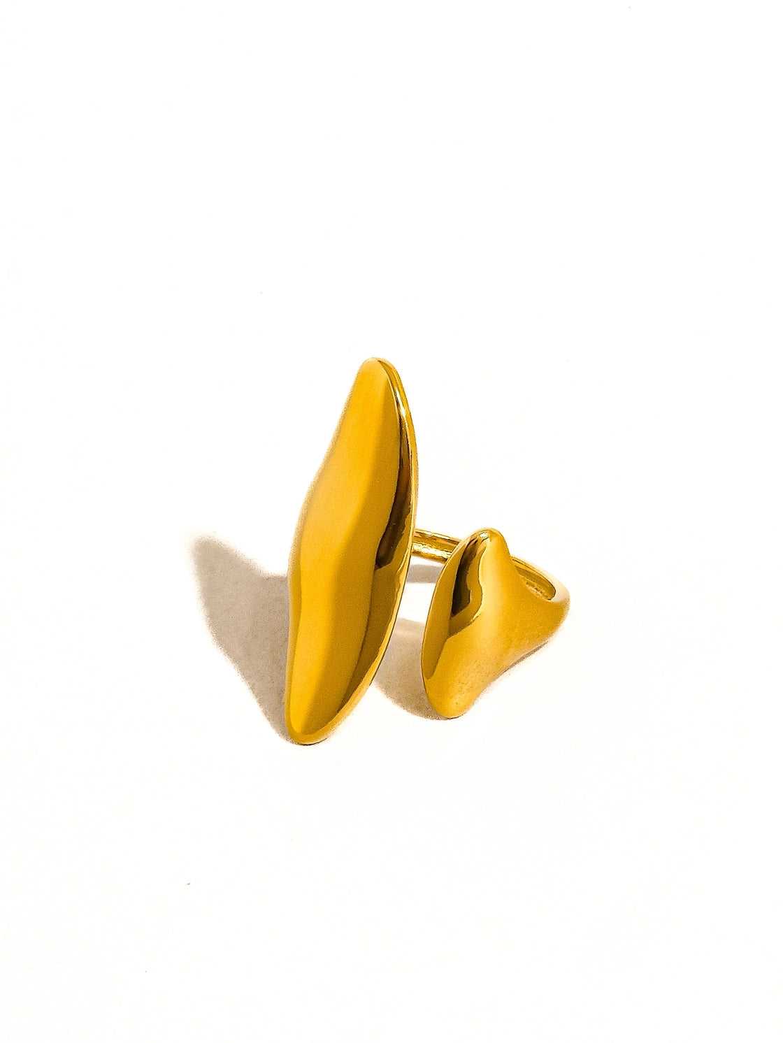 Liquid Metal Statement Ring